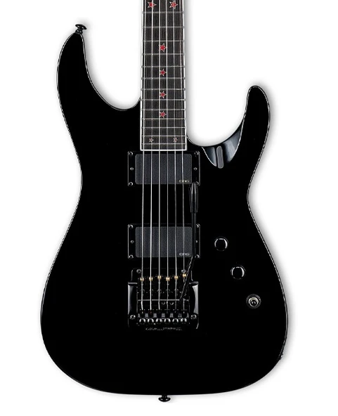 ESP LTD LJH600CTMBLK Jeff Hanneman Signature JH-600 | Slayer Efsanesi Kahler Köprü Sistemi ürün görseli 1