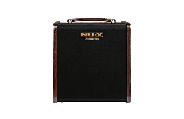 Nux Stagemanıı Stageman Iı Akustik Gitar Amfisi (üst Segment - Şarj Edilebilir) | 80 Watt Güç, Çift Kanal (mikrofon Ve Enstrüman), Bluetooth 5.0, Dahili Loop Ve Drum Machine | Ölçüler: 310 X 280 X 328 ürün görseli 1