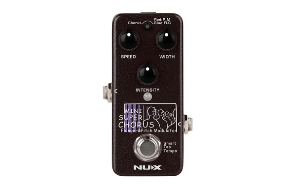 NUX NCH-5 Mini SCF Chorus Flanger (Profesyonel - Stereo Modülasyon) | Klasik SCF Devre Saygısı, Chorus/Flanger/Pitch Modülasyon, Stereo Çıkış Desteği, Ultra Düşük Gürültü | Ölçüler: Mini Seri Kasa ürün görseli 1