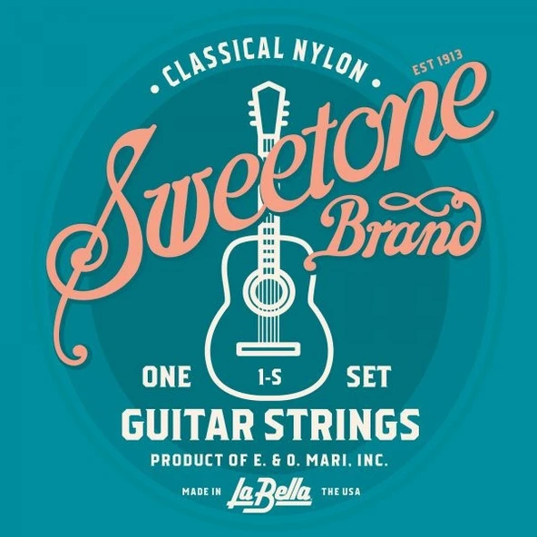 La Bella 1S Sweetone Klasik Gitar Teli (Başlangıç - Öğrenci Seviyesi) | Normal Tension, Ekonomik Naylon Set, Yumuşak Çalım Hissi ve Dengeli Ton | Ölçüler: Standart Klasik Gitar Ölçüsü ürün görseli 1