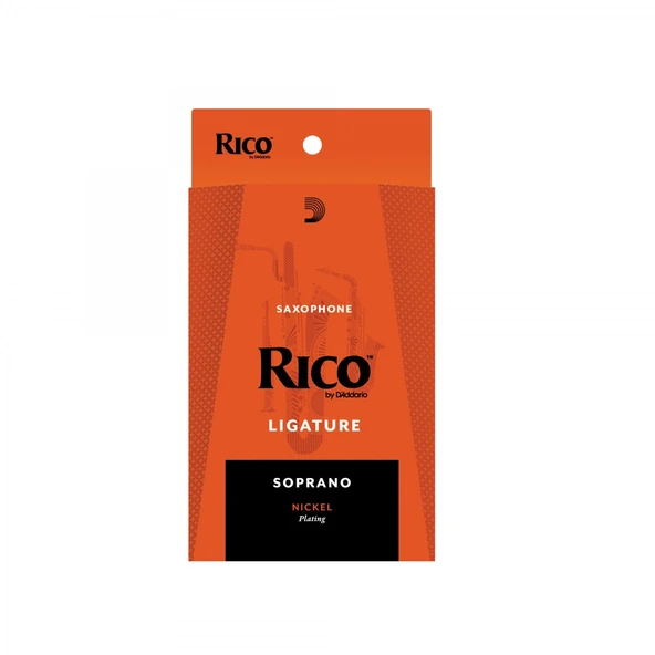 D'Addario Woodwinds RSS1LN Rico Soprano Saksafon Bek Bileziği Nikel | Dayanıklı ve Şık Bağlantı ürün görseli 1