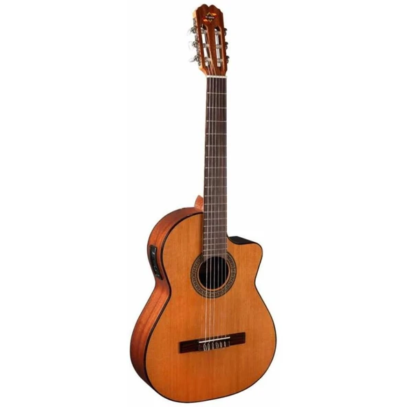 Admira ADM0540ECF MALAGA-ECF Elektro Klasik Gitar | Masif Sedir Kapak Kesik Kasa (Cutaway) Ekolayzerli ürün görseli 1
