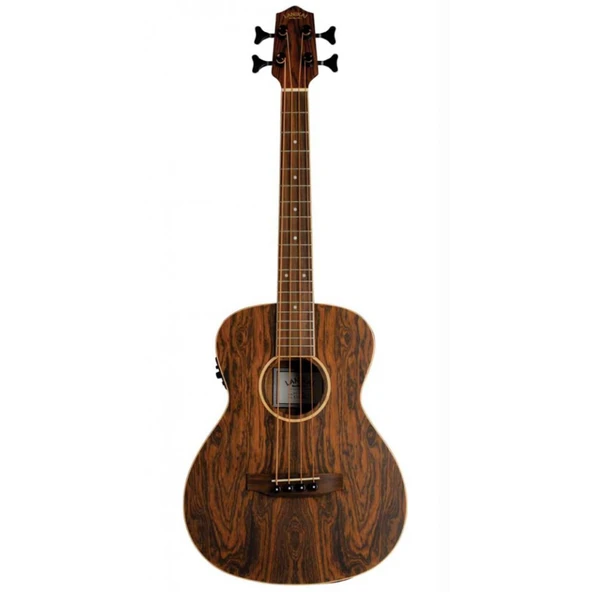 Lanikai FB-EBU Elektro Bas Ukulele (Profesyonel - Akasya Gövde) | Kısa Skala (Short Scale), Bas Gitar Akort Düzeni, Dahili Preamp ve Ekolayzer | Ölçüler: 21 Perde / Bas Ukulele Formu ürün görseli 1