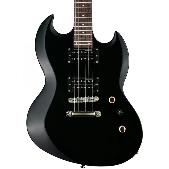 ESP LTD LVIPER10KITBLK Viper 10 Kit Siyah Elektro Gitar | SG Tarzı Gövde Güçlü Humbucker ürün görseli 1