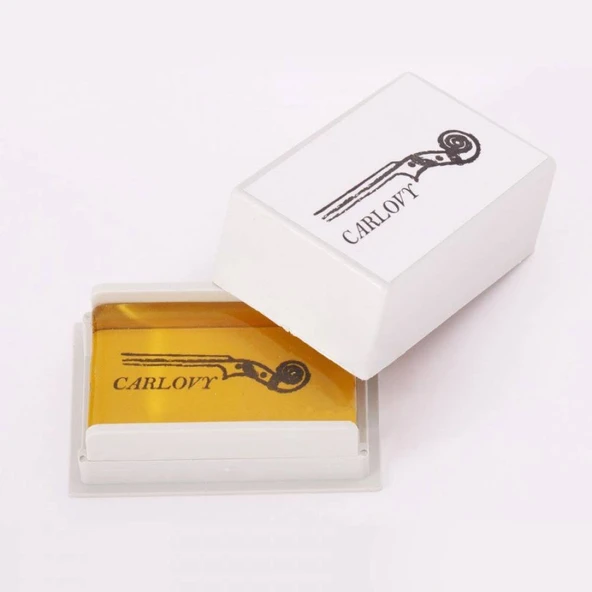 Carlovy V601 Keman Reçinesi (aksesuar - Standart Seri) | Yaylı Çalgılar İçin Yüksek Kavrama Gücü, Düşük Tozlanma Özelliği, Koruyucu Plastik Muhafaza | Uyum: Keman, Viyola Ve Çello Yayları ürün görseli 1