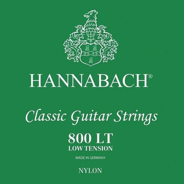 Hannabach 800LT Klasik Gitar Teli (Low Tension) | Yeni Başlayanlar İçin Yumuşak Çalım ürün görseli 1