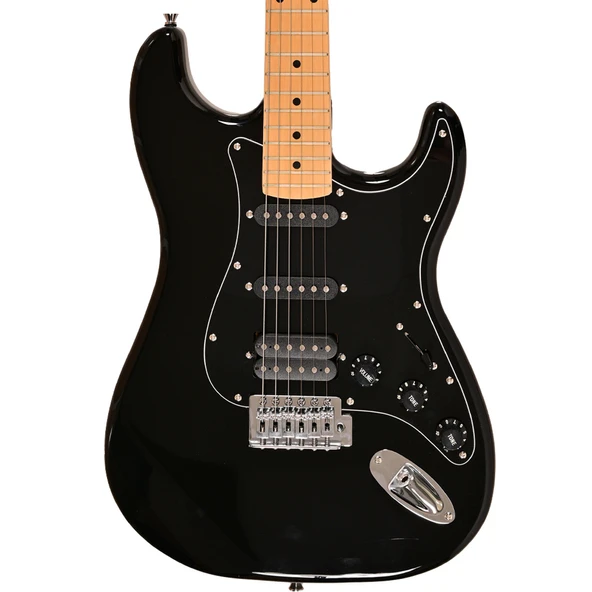 Madison MEG-3BK Elektro Gitar (Siyah) | HSS Manyetik Dizilimi Çok Yönlü Ton ürün görseli 1