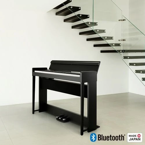 Korg 457 C1 Air Dijital Piyano - Siyah (Üst Segment - Konsol Tipi) | 88 Tuş RH3 Çekiç Aksiyonlu Klavye (Made in Japan), Bluetooth Audio, 30 Dahili Ses, Üçlü Pedal Sistemi | Ölçüler: 1346 x 347 x 770 m ürün görseli 1