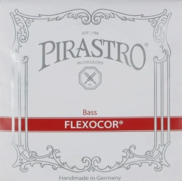 Pirastro 341020 Original Flexocor Kontrbas Tel Seti | Klasik Orkestra ve Solo Kullanım İçin İdeal, Zengin Alt Frekanslar, Yüksek Tansiyon ve Stabilite ürün görseli 1