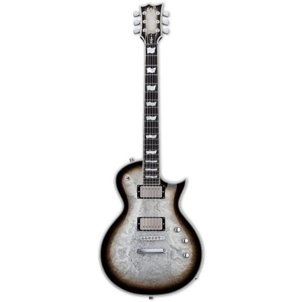 ESP LTD EECCTMSLMB ESP Eclipse Custom Silver Liquid Metal Burst | Eşsiz Sıvı Metal Kaplama El Yapımı Elektro Gitar ürün görseli 1