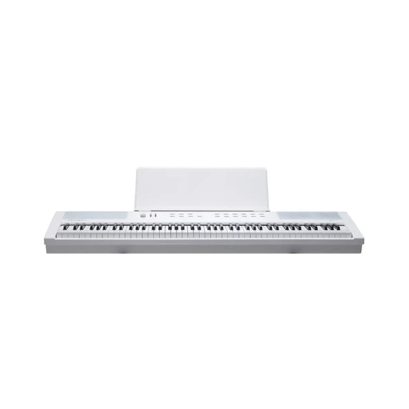 Kurzweil KAE1-WH Taşınabilir Dijital Piyano Beyaz (Orta Seviye) | 88 Tuşlu Hassas Klavye, Dahili Ses Sistemi, Modern Kompakt Tasarım ürün görseli 1