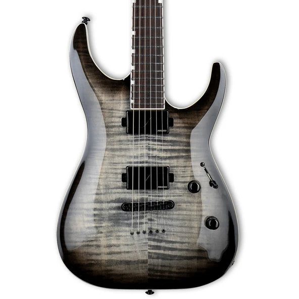 ESP LTD LMH1000NTFMCHB MH-1000NT Charcoal Burst | Sabit Köprü Modern Rock Gitarı ürün görseli 1
