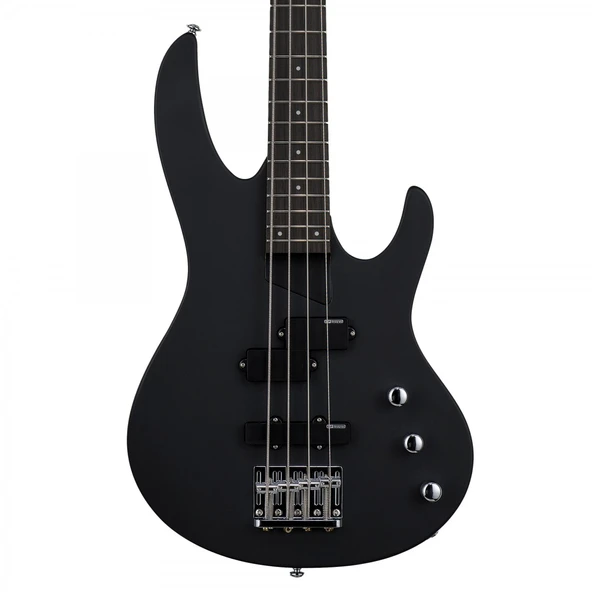 ESP LTD LB10KITBLKS B-10 Bas Gitar Seti - Mat Siyah (Başlangıç - Komple Set) | ESP Tasarımı Manyetikler, İnce U-Profil Sap, Taşıma Çantası Dahil Başlangıç Paketi | Ölçüler: 864 mm Skala Uzunluğu ürün görseli 1