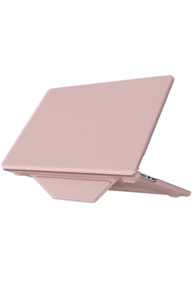 Newface Apple Macbook Air 15 2024 Macbook Deri Kapak - Pembe ürün görseli 1