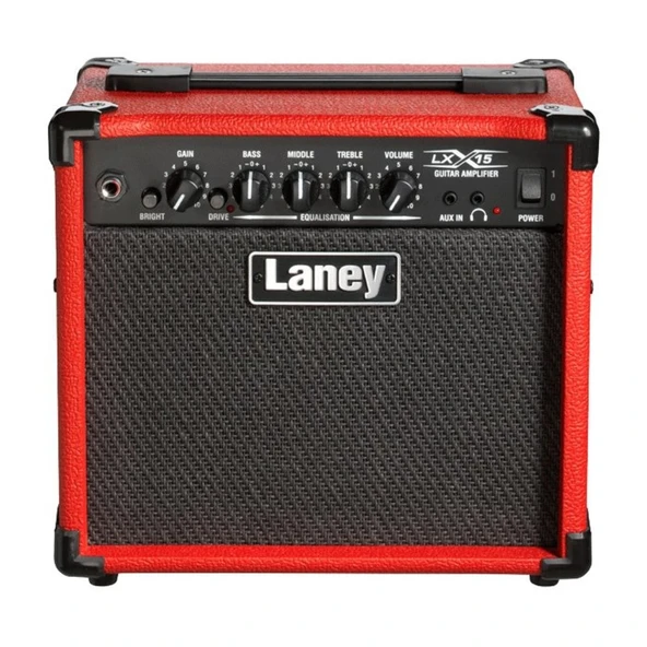 Laney LX15-RED Elektro Gitar Amfisi (Kırmızı) | Kompakt Ev Amfisi Şık Kırmızı Tasarım ürün görseli 1