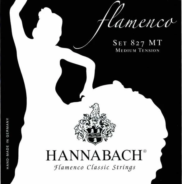 Hannabach 8278MT Flamenko Gitar Teli Alt 3'lü Set (Medium) | Dengeli Flamenko Basları ürün görseli 1
