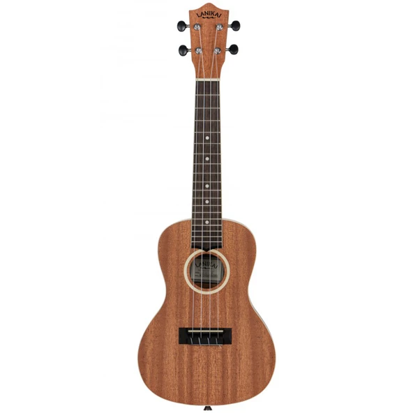 Lanikai LU21-C Concert Ukulele (Orta Seviye - Concert Boy) | Nato Ağacı Gövde, Beyaz Kenar Şeritleri (Binding), Krom Açık Mekanizma Burgular | Ölçüler: Concert Boy / 15 Perde ürün görseli 1