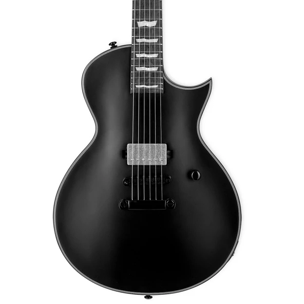 ESP LTD LEC201BLKS Eclipse EC-201 Black Satin Elektro Gitar | Tek Manyetik Minimalist Metal Tasarımı ürün görseli 1