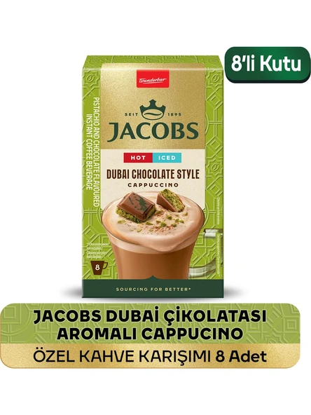 Jacobs Dubai Çikolatalı Cappuccino 19,5 gr 8 li Kutu ürün görseli 1