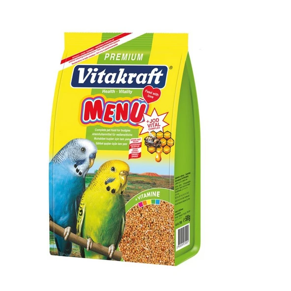5 Adet Vitakraft 500 Gram Muhabbet Menu Premium+Jod Vital ürün görseli 1
