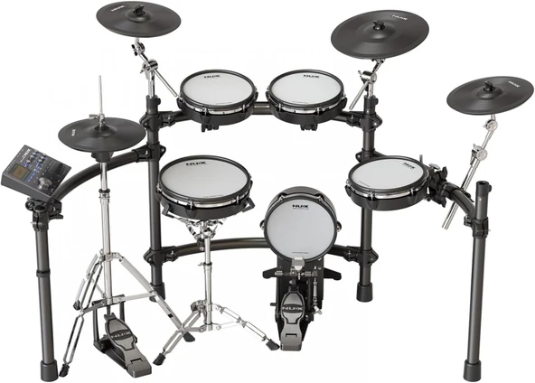 Nux Dm-8 Dijital Davul Seti (üst Segment - Profesyonel Elektronik Davul) | Bağımsız Hi-hat Standı, 12 İnç Trampet Pedi, Usb Audio Kayıt Özelliği, Modüler Rack Sistemi | Ölçüler: Profesyonel Sahne Kuru ürün görseli 1