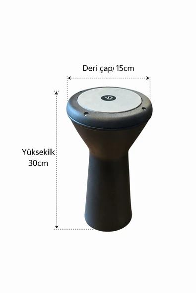 Rhythm Percussion 100-DK 6" Döküm Darbuka | Ağır Döküm Gövde Güçlü Bas ve Keskin Tiz Sesler El Yapımı Geleneksel İşçilik ürün görseli 1
