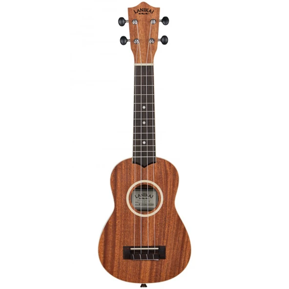 Lanikai LU21-S Soprano Ukulele (Başlangıç/Orta - Geleneksel Boy) | Nato Ağacı Yapı, Geleneksel Ukulele Tınısı, Yeni Başlayanlar İçin İdeal Klavye Rahatlığı | Ölçüler: Soprano Boy / 12 Perde ürün görseli 1