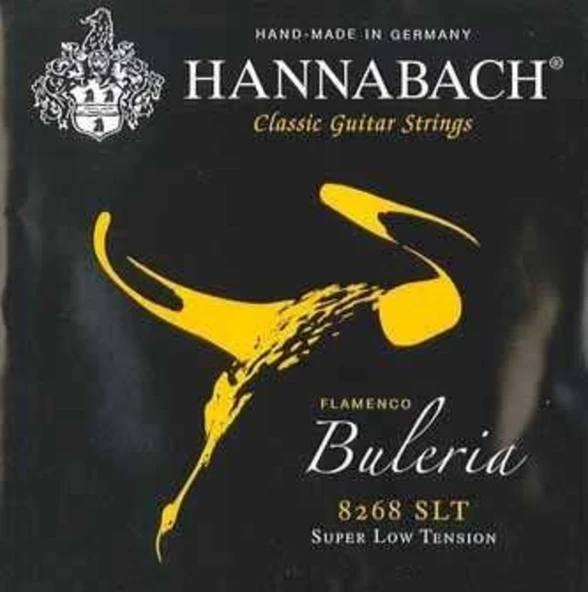 Hannabach 8268SLT Flamenko Gitar Alt 3'lü Tel Seti (Profesyonel - Yedek Bas Takımı) | Super Low Tension (En Yumuşak Gerilim), Sadece 4-5-6. Teller (E-A-D), Hızlı Atak ve Kolay Çalım | Ölçüler: 4/4 Sta ürün görseli 1
