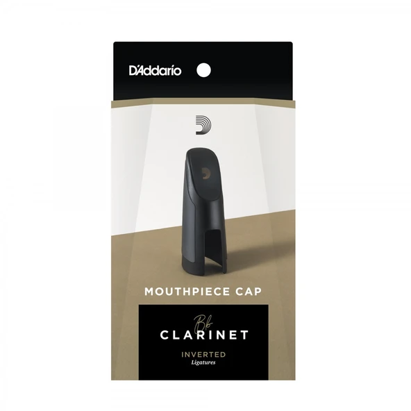 D'Addario Woodwinds RCL1C Rico Bb Klarnet Bek Kapağı | Standart Siyah Plastik Kapak ürün görseli 1