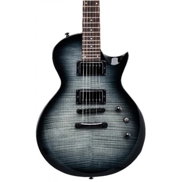 ESP LTD LEC200DXCHB EC-200DX Charcoal Burst Elektro Gitar | Kömür Rengi Burst Modern Görünüm ürün görseli 1