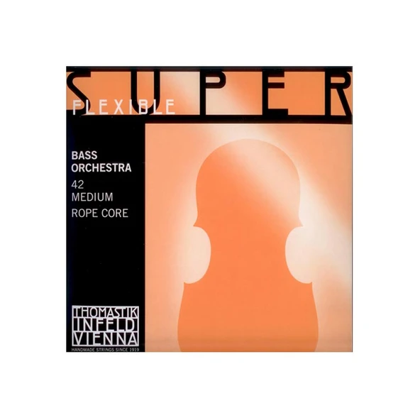 Thomastik Infeld TH-42 Superflexible Kontrbas Teli (Orkestra) | Çok Yönlü Kullanım Stabil Akort ürün görseli 1