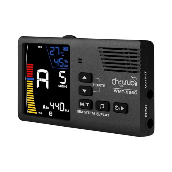 Cherub WMT-565C Kromatik Metronom-Tuner | Hepsi Bir Arada Kulaklık Çıkışlı ürün görseli 1