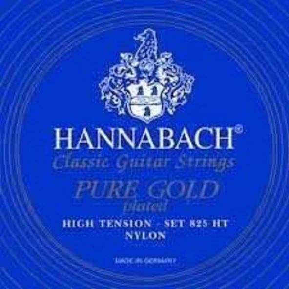 Hannabach 825HT Klasik Gitar Teli (High Tension) | Altın Kaplama Güçlü Projeksiyon ürün görseli 1