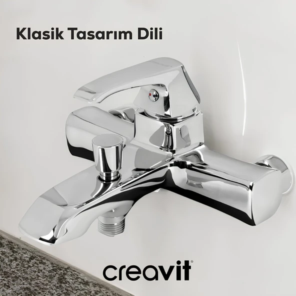Creavit Avangart Krom Banyo Bataryası AG2500 ürün görseli 1