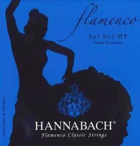 Hannabach 8278HT Flamenko Gitar Alt 3'lü Tel Seti (Profesyonel - Yedek Bas Takımı) | High Tension (Sert), Performans Odaklı Parlak Baslar, Gümüş Kaplama Özel Sarım | Ölçüler: 4/4 Standart Flamenko Git ürün görseli 1