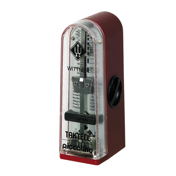 Wittner WT-890141 Piccolino Mekanik Metronom (Bordo) | Şık Renk Taşınabilir Analog ürün görseli 1