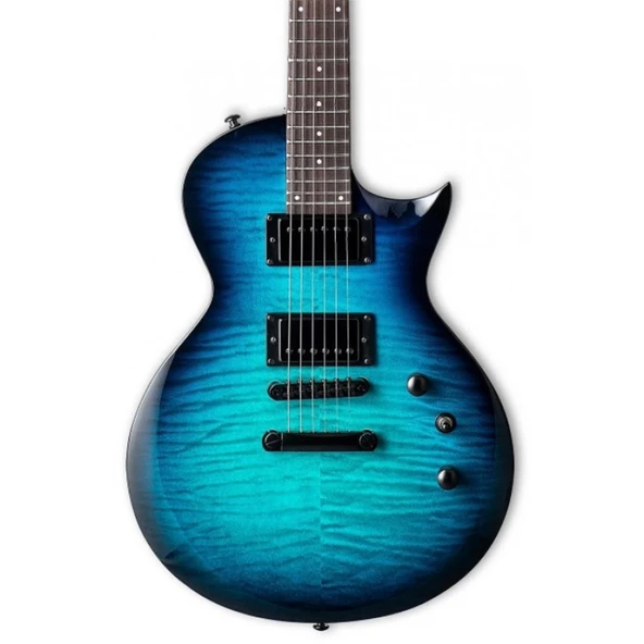 ESP LTD LEC200DXBLB EC-200DX Blue Burst Elektro Gitar | Mavi Geçişli Renk Uygun Fiyat ürün görseli 1