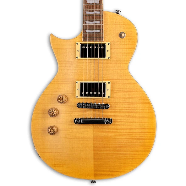 ESP LTD LEC256VNLH EC-256 Vintage Natural Solak Elektro Gitar | Eskitilmiş Doğal Görünüm Solak Model ürün görseli 1