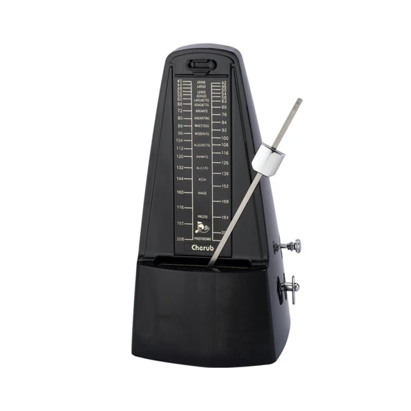 Cherub WSM-305-BK Mekanik Metronom (Siyah) | Klasik Sarkaçlı Tempo Belirleyici ürün görseli 1