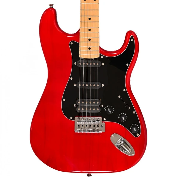 Madison MEG-3TRD Elektro Gitar (Trans Red Burst) | Şeffaf Kırmızı Geçişli Göz Alıcı ürün görseli 1