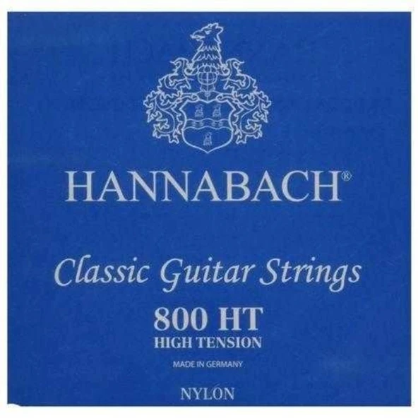 Hannabach 800HT Klasik Gitar Teli (High Tension) | Güçlü Ses Projeksiyonu Sert Tuşe ürün görseli 1