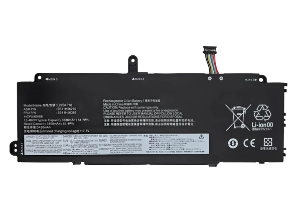 RETRO Lenovo ThinkPad X13 Gen4, L22B4P70 Notebook Bataryasi - 4 Cell ürün görseli 1