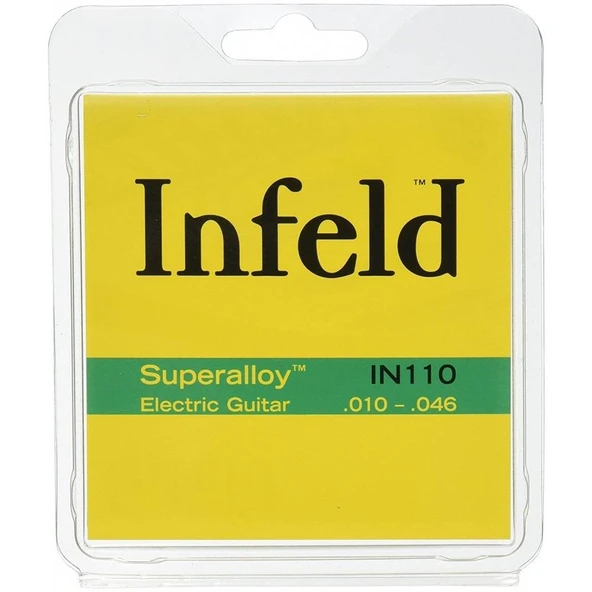 Thomastik IN-110 Infield Elektro Gitar Teli Seti (Profesyonel - Regular Light 10-46) | Çok Yönlü Frekans Tepkisi, Kararlı Akort Yapısı, Uzun Ömürlü Manyetik Geçirgenlik | Ölçüler: 0.010 - 0.046 İnç Ta ürün görseli 1