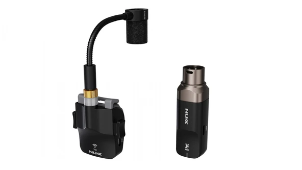 NUX B-6 Kablosuz Saksafon Mikrofon Seti (Profesyonel - 2.4GHz Wireless) | Klipsli Alıcı ve Verici, Saksafon İçin Optimize Frekans Yanıtı, Şarj Edilebilir Kasa | Ölçüler: 20 Metre Çekim Menzili ürün görseli 1