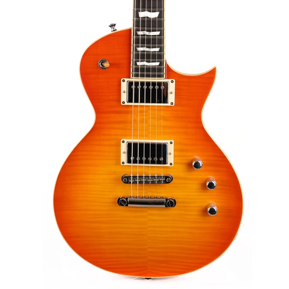ESP LTD EIIECFTFMVHB E-II Eclipse Vintage Honey Burst Elektro Gitar | Kalın Gövde (Full Thickness) Klasik Les Paul Hissi ürün görseli 1