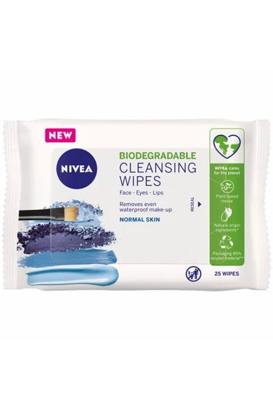 Nivea Makyaj Temizleme Mendili Normal Ciltler Için,25 Adet ürün görseli 1