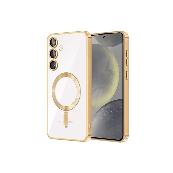 Galaxy S23 Kılıf Kross Magneticsafe Kapak - Gold ürün görseli 1