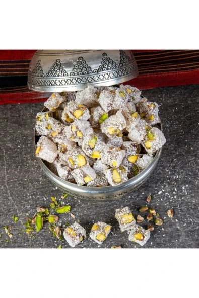 Çifte Kavrulmuş Antep Fıstıklı Kuş Lokumu 500gr. ürün görseli 1