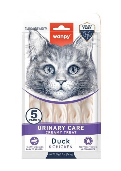 Wanpy Urinary Care Ördekli Ve Tavuklu Kedi Ödülü 14 Gr 5'li Paket ürün görseli 1