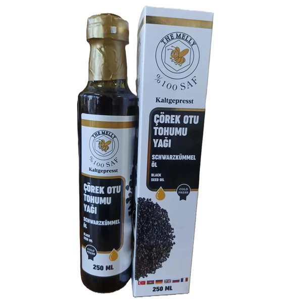 Çörekotu Tohumu Yağı 250 ml  Soğuk Pres Çörek Otu Yağı 1Adet, Melly ürün görseli 1